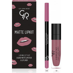 Golden Rose Matte Lip Kit Blush Pink