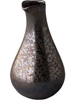 Κανατάκι πορσελάνης μπουκάλι Sake 250ml φ7xΥ14cm μαύρο RAW Σετ 12 c427942