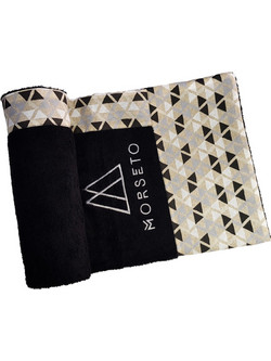 Morseto Luxury Triangle Πετσέτα Θαλάσσης Μαύρη 80x145cm