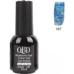 QBD Color Gel 167 Glitter Ημιμόνιμο Βερνίκι Νυχιών 10ml
