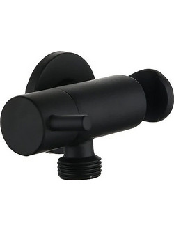 Διακόπτης μπιντέ Interflex Round Black 097077