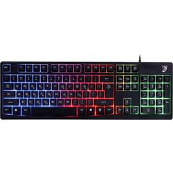 Roar RR-0005 Gaming Πληκτρολόγιο RGB Black