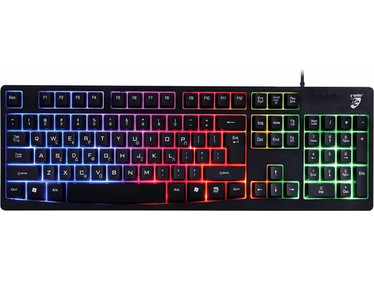 Roar RR-0005 Gaming Πληκτρολόγιο RGB Black