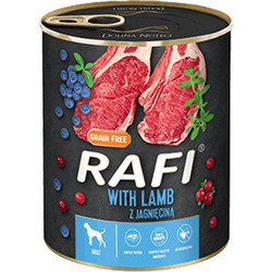 Dolina Noteci Rafi Grain Free Adult with Lamb, Blueberry & Cranberry 800gr