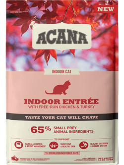 Acana Indoor Entree Adult Sterilised with Free-Run Chicken & Turkey 4.5kg