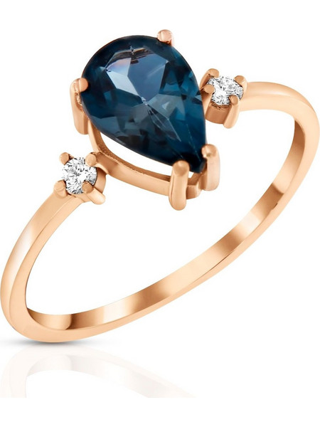 Ροζ Χρυσός 18Κ - 1.50ct / 0.08ct