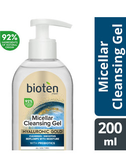 Bioten Hyaluronic Gold Micellar Gel Ντεμακιγιάζ 200ml