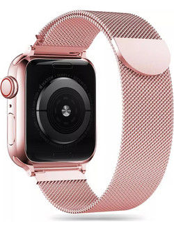 Tech-Protect Milanese Λουράκι Μεταλλικό Rose Gold (Apple Watch 42 / 44 / 45mm)