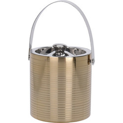 Παγοθήκη inox 17x16x17,5cm χρυσή Homeguru KZ249