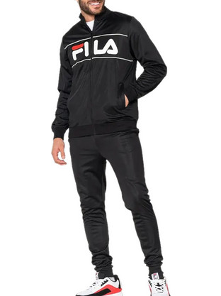 Fila Ανδρικό Σετ Φόρμας με Λάστιχο Μαύρο FW22SPM098-001