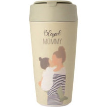 Chic Mic Ποτήρι Bamboo με Καπάκι Blessed Mommy 420ml BPD130