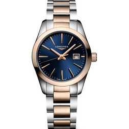 Longines Γυναικείο Ρολόι με Ασημί Ροζ Χρυσό Μεταλλικό Μπρασελέ L2.286.3.92.7 Longines Γυναικείο Ρολόι με Ασημί Ροζ Χρυσό Μεταλλικό Μπρασελέ L2.286.3.92.7