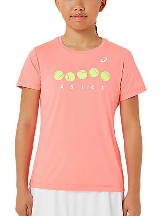 ASICS Παιδικό T-Shirt Κοντομάνικο Ροζ 2044A038-700