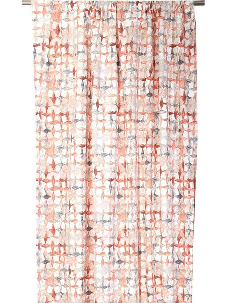 Anna Riska Κουρτίνα με Τρέσα 140x270 Rubic 1 Blush Pink