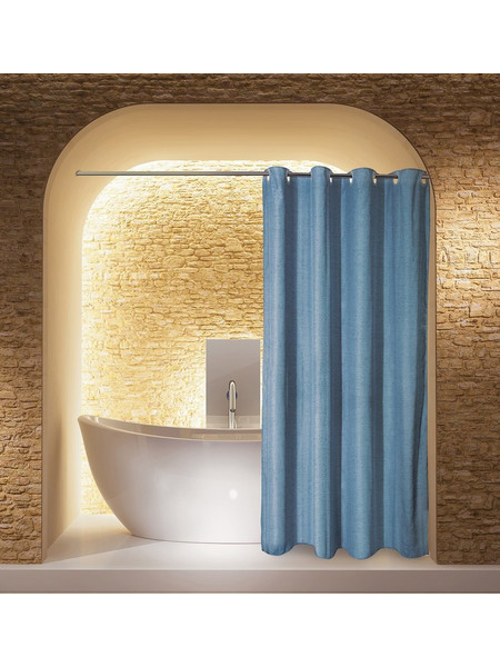 Κουρτίνα Μπάνιου Υφασμάτινη Essential Curtain 2582 Water Repellent Polo Club (180x240) 1Τεμ