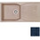 Sanitec Classic 324 Επικαθήμενος Νεροχύτης Γρανίτη Αντιστρεφόμενος Ματ Granite Blue 100x50cm