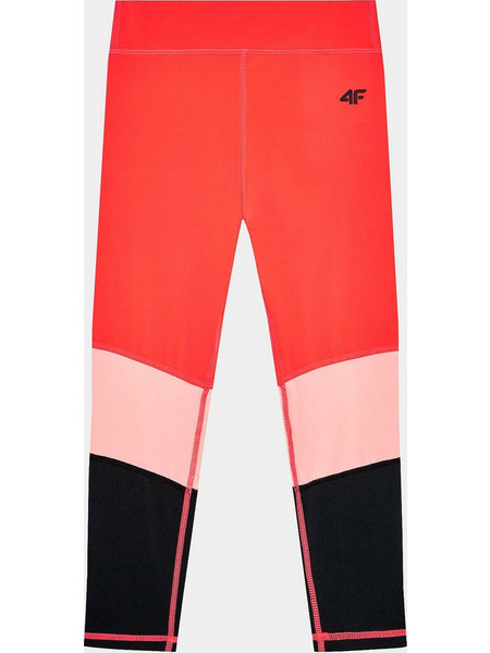 4f Κολάν Neon Leggings HJL22-JSPDF003-90N Κοραλί Κορίτσι