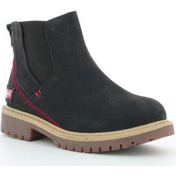 Levi's Pyme Παιδικά Μποτάκια Μαύρα Suede Chelsea με Φερμουάρ 508610-30-8