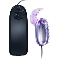 Baile Super Vibrating Egg with Stimulator Δονητής Egg για Ζευγάρια με Τηλεχειριστήριο Μωβ