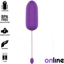 Online Vibrating Egg Waterproof Δονητής Egg για Ζευγάρια Μωβ