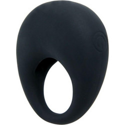 Pretty Love Trap Ring Ελαστικό Δαχτυλίδι Πέους Σιλικόνης με Δόνηση Μαύρο