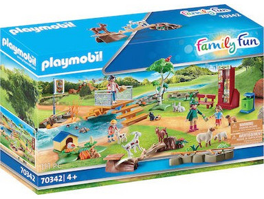 Playmobil Family Fun Ζωολογικός Κήπος με Ήμερα Ζωάκια για 4+ Ετών 70342