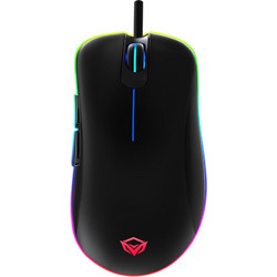 Meetion GM19 Ενσύρματο Gaming Ποντίκι RGB 6400 DPI Black