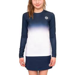 Bidi Badu Παιδικό T-Shirt Μακρυμάνικο Λευκό Navy Μπλε G1330001-DBLWH