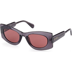 Max & co 0068 Γυναικεία Γυαλιά Ηλίου Ορθογώνια Κοκάλινα Μαύρα με Ροζ Polarized Φακό