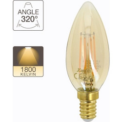 XANLITE ΛΑΜΠΤΗΡΑΣ LED DECO E14 3,8W (30W) ΖΕΣΤΟ ΛΕΥΚΟ ΦΩΣ 1800K 350LM