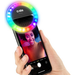 SBS SELFIE MULTICOLOUR RING LIGHT RGB