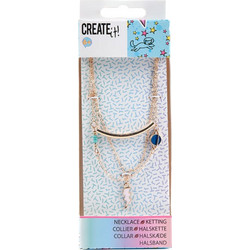 Create it! Necklace 3 Layered Charms - Κολλιέ με 3 Στρώσεις Ηλικία 6+ 84344