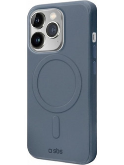 SBS Smooth Mag Back Cover Blue (iPhone 14 Pro)