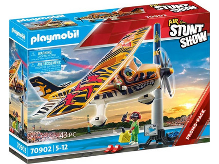 Playmobil Stuntshow Air Stuntshow Ακροβατικό Αεροπλάνο Τίγρης για 5-12 Ετών 70902