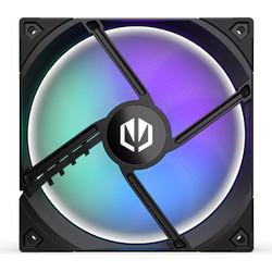 Endorfy Fluctus 140 Case Fan 140mm ARGB με Σύνδεση 3-Pin 4-Pin PWM Black