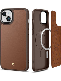 Spigen Cyrill Kajuk with MagSafe Saddle Brown (iPhone 14 Plus)