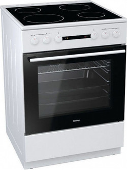 Korting KEC6142WPG Κουζίνα Ηλεκτρική 65lt με Κεραμικές Εστίες 60cm