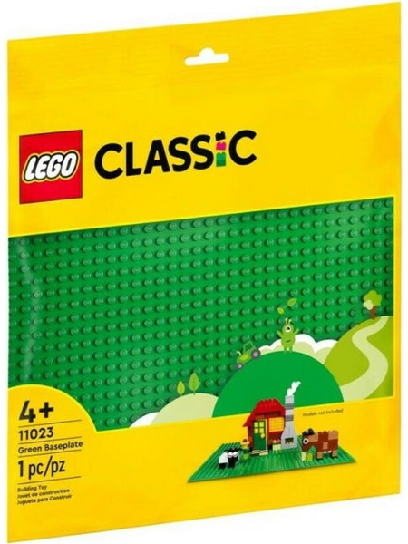 Lego Classic Green Baseplate για 4+ Ετών 11023