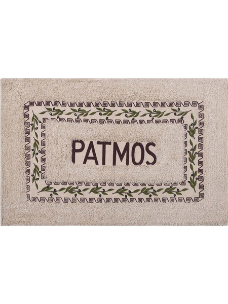 Πατάκι ελιά Πάτμος (50cm x 80cm) καφέ SilkFashion