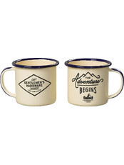 Kούπες Εμαγιέ Espresso Gentlemen's Hardware Set GEN083
