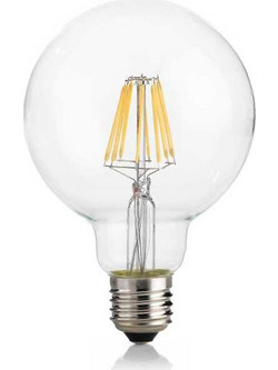 Ideal Lux Λάμπα E27 Globo D095 8W 3000K CRI80 8W Διάφανο