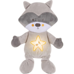 Bebe Stars Φωτεινός Αγκαλίτσας Raccoon με Ήχους
