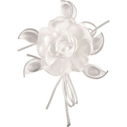 Μπομπονιέρα Γάμου Λουλούδι Με Κουφέτα Μ7841-3 Λευκό