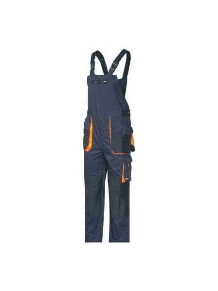 FAGEO Φόρμα Εργασίας με Ενίσχυση Oxford Navy-Orange-Black 545