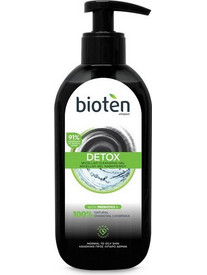 Bioten Detox Charcoal Micellar Gel Ντεμακιγιάζ για Λιπαρή Επιδερμίδα 200ml