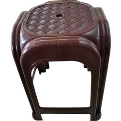 ΣΚΑΜΠΟ ΠΛΑΣΤΙΚΟ 36x36x44.5cm ΤΕΤΡΑΓΩΝΟ HOMEPLAST ΚΑΦΕ Α00069