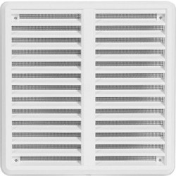 Περσίδα εξαερισμού λευκή 150x150mm 0311 για εξωτερικό & εσωτερικό χώρο από πλαστικό υψηλής ποιότητας - 101-0311