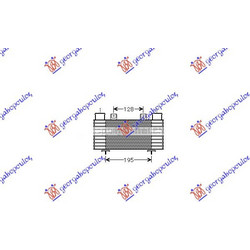 Ψυγειο Intercooler 2,5-2,9 Td (20x14x64) Mazda P/U 2/4WD 03-06 - 066106200
