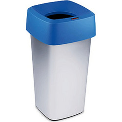 Κάδος πλαστικός χωρητικότητας 50L με επικάλυψη ανοξείδωτου φιλμ σειρά IRIS της Rotho