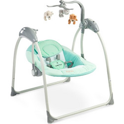 Caretero Swing Loop Relax Μωρού Κούνια με Μουσική έως 12kg Πράσινο Mint 8087
